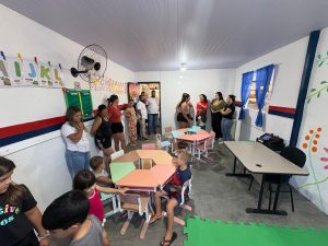 Leia mais sobre o artigo Escola Nossa Senhora Aparecida, no interior, ganha nova sala de aula e espaço de convivência