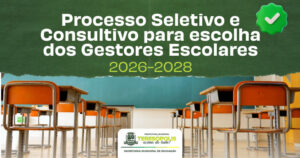 Leia mais sobre o artigo SME divulga calendário do Processo Seletivo e Consultivo para escolha dos Gestores Escolares