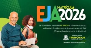 Leia mais sobre o artigo EJA 2026: Matrículas seguem abertas no Cerom e no Beatriz Silva